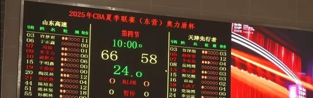 山东男篮夏季联赛首战胜天津，陈林坚惊艳首秀